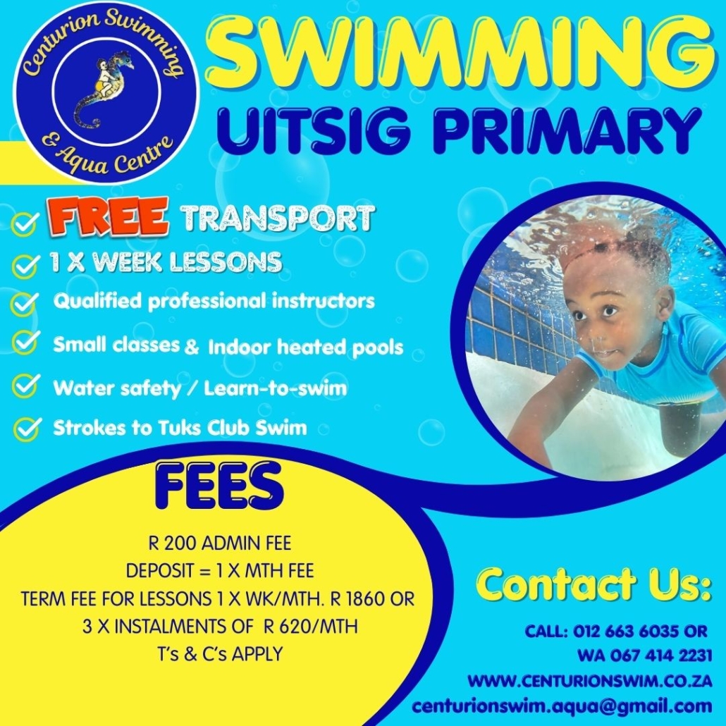 Centurion Swimming School for Uitsig Primary Students